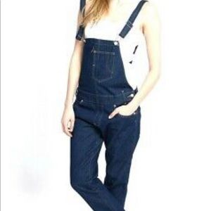 Levi’s dark wash overalls